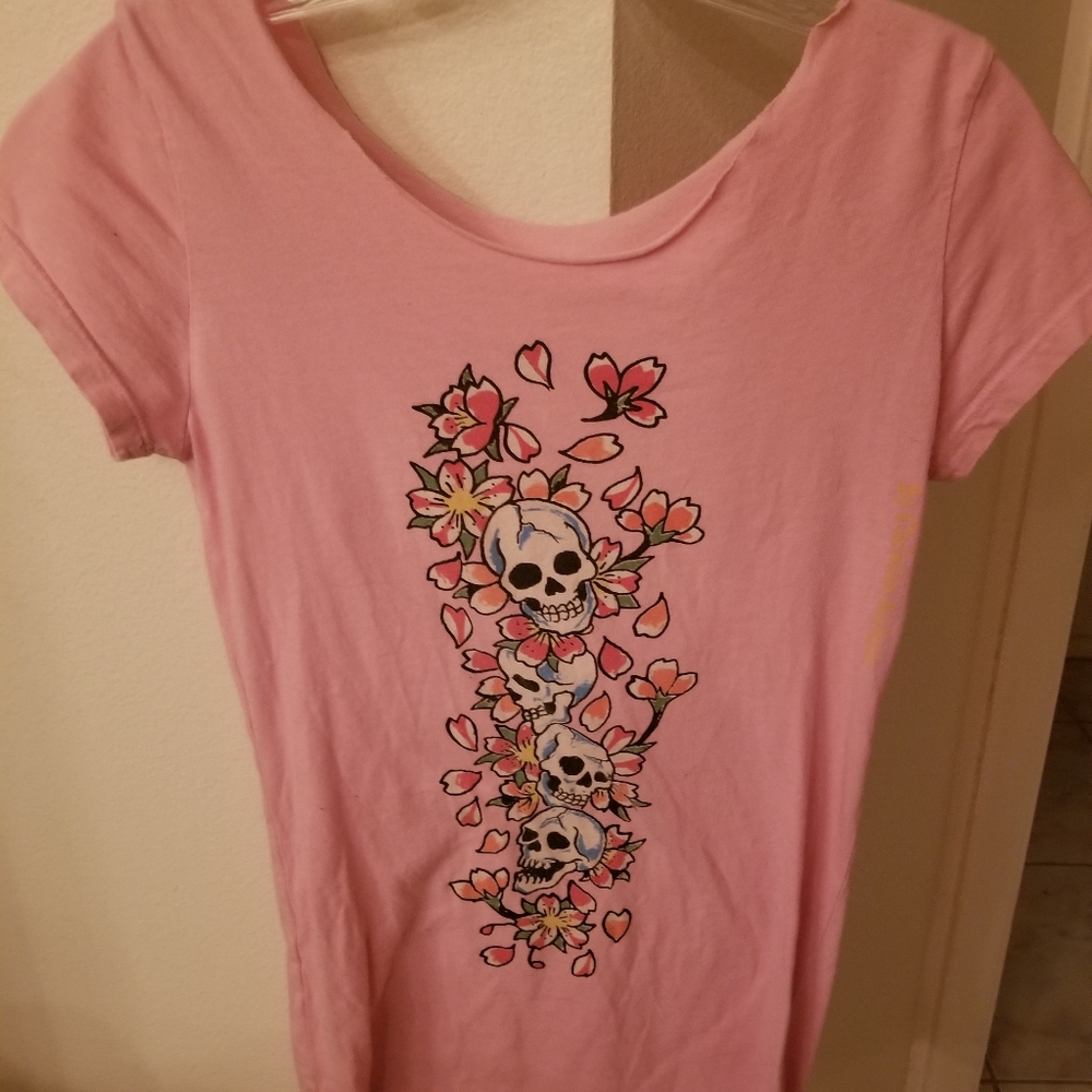 Ed hardy off shoulder top